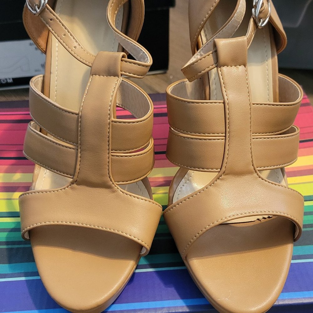 Shein Tan Faux Leather Pumps *Never Been Worn*